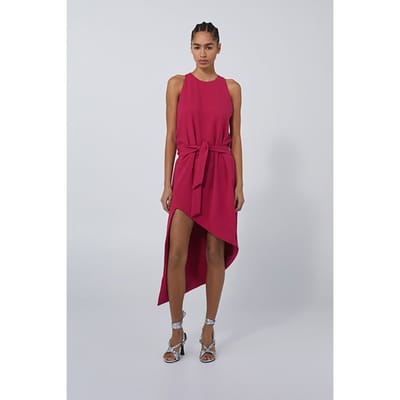 IRO Paris Jely Dress In Magenta Größe: L | Midikleider Outlet | Damen | Rosa