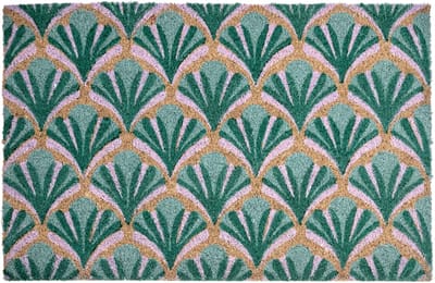 TATALIK - Deurmat - Groen - 40 x 60 cm - Kokosvezel