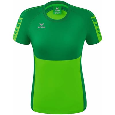 Erima Six Wings T-Shirt Dames - Smaragd / Green | Maat: 40