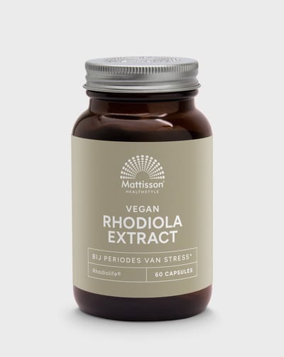 Mattisson - Rhodiola Extract 5% - Rhodiola Rosea Extract, Adaptogeen - Geestelijke en Lichamelijke Balans - 60 Capsules