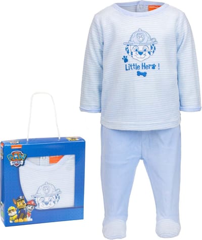 Paw Patrol babypakje, blauw, maat 68