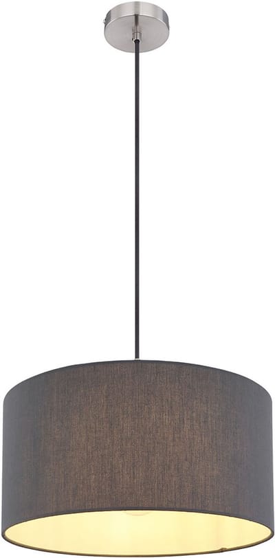 Globo - hanglamp - Sanna - nikkel - metaal - Ø 40cm - E27 - 15585H