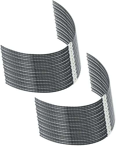 Geschikt voor 40 stuks Extra Resistant Snierdraad, voor Snierdraad Bosch F016800431 Snierdraad voor AFS 23-37 Snierdraad voor Snierdraad Brushcutter Lines(37 cm × 3,5 mm)