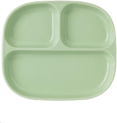 Portiecontrolebord voor volwassenen, keramiek, bord met 3 vakken, dieet, voedingsbord voor salade, dessert, noedel, bifteak, ontbijt