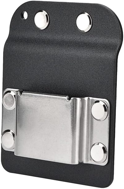 MTTproducts - Boorhouder Riemclip - Gereedschapshouder - Snelle Bevestiging - Roestvrijstaal - Voor Elektrische Boormachine - Handig voor Bouwvakkers -...