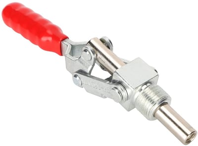 Dailygoods - Heavy Duty Toggle Clamp - Klemkracht tot 299.8LB - Professionele handtool voor houtbewerking - Rood - Sterke klem - Geschikt voor diverse...