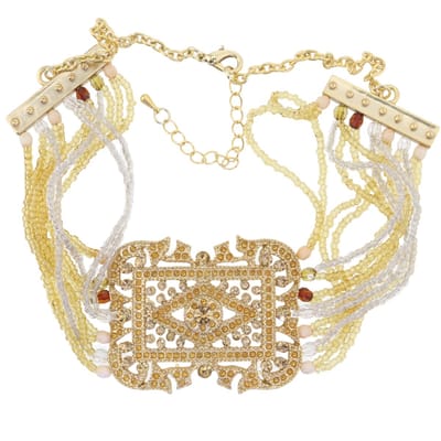 Behave - Goudkleurige choker - Luxe detail voor avondoutfit