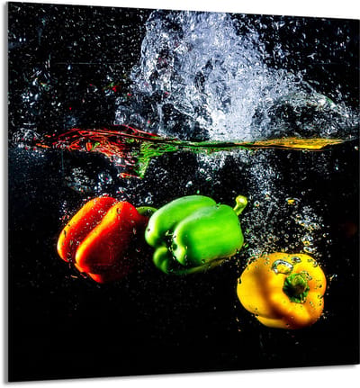 TMK ArtDeko - Snijplank - 60x65 cm - Paprika - Veilig - Veelkleurig