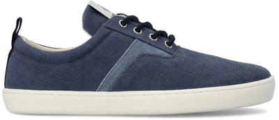 Barefoot Groundies® | Barefoot Sneakers | Dames | Vegan | Gerecycled canvas | Ademend en licht | Zero drop | Zomerschoen | Blauw | Maat 36