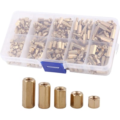 300pcs M3 Brass Standoffs Hex male Female & Female Female Stand off DIY Set for Motherboard