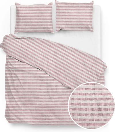 Zo! Home Maeve Dekbedovertrek - Lits-jumeaux - 260x200/220 cm - Red