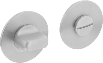 Intersteel Magneet rozet rond met toilet-/badkamersluiting rvs geborsteld