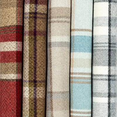 Tochtstrip met vulling tartan-patroon geruit 18cm x 90cm - Terracotta Oranje - decoratief windstopperkussen - ramen deuren - Schotse ruit Tweed