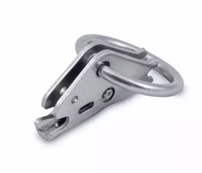 Set van 10 Spanoog voor E-Track Rail – Eindfitting / Bevestigingspunt – Bevestigingsrail
