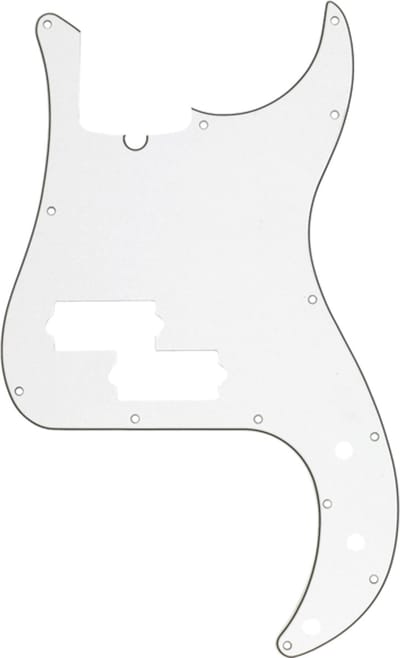 Fender Pickguard standaard P bas Parchment 3-Ply - Pickguard voor basgitaar