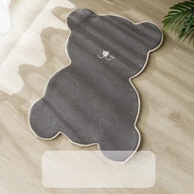Tapis pour animaux de compagnie avec une forme mignonne Résistant aux taches N'adhère pas aux poils pour dormir Nid d'été pour chat et tapis de couchage pour chien Tapis à griffer pour chat cartoon quatre saisons XL 80*64 CM