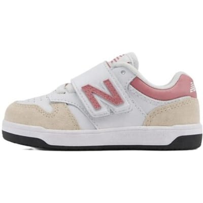 New Balance Infant Girls B480 New-b Hook & Loop White Taglia: 25 Wide | Scarpe Sportive Outlet | Unisex | Bianco