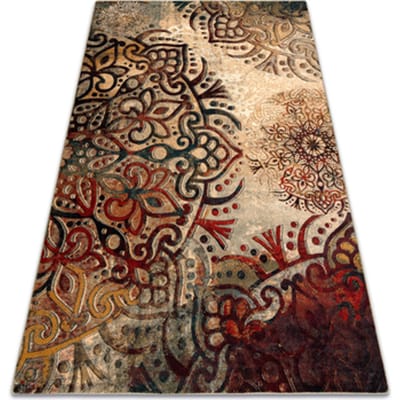 Kleden Rugsx tapijt POLONIA Boho rozet rood 200x300 cm