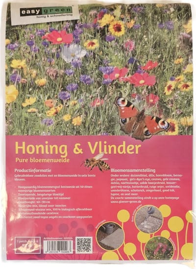 Easygreen honing & vlinder - puur bloemenweideveld 1,2m²