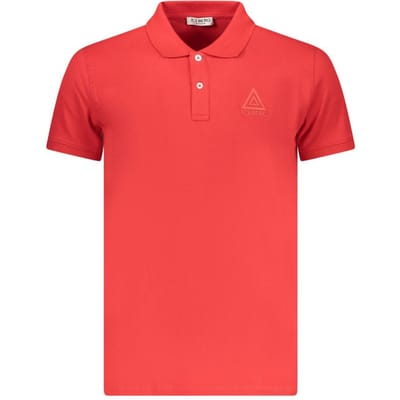 Ijsberg Driehoek Logo Rode Polo Shirt