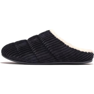 FitFlop Chrissie Corduroy Pantoffels/Sloffen BLAUW - Maat 36