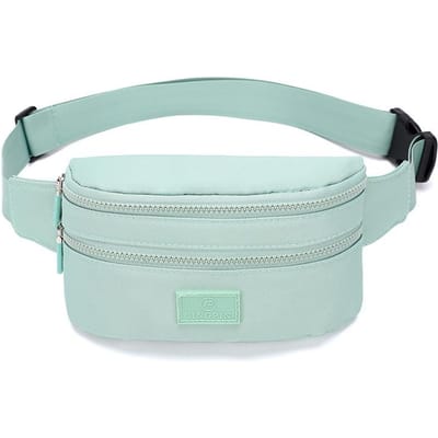Nieuwe Dames Portemonnee Eenvoudige Casual Nylon Schoudertas Multifunctionele Buiten Sport Mobiele Telefoon Borsttas white