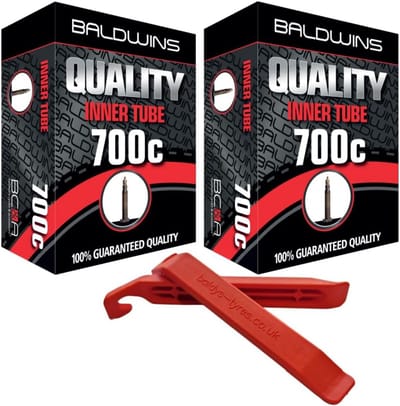 2x Binnenbanden 700c Fiets - Geschikt voor 700x28c t/m 45c - Met 48mm Presta Ventiel