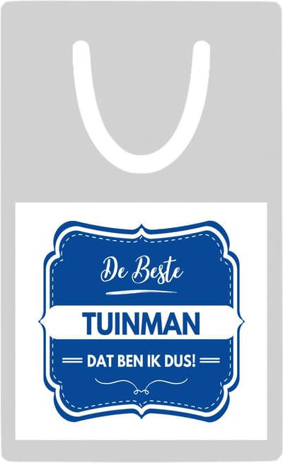 Hacebo® - De beste tuinman metalen boekenlegger- Werk - hovenier - werk - afscheidscadeau - verjaardagscadeau - kado Bladwijzer boekenleggers - 7.6 cm x 5cm