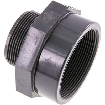 Verloopstuk G2'' Buitendraad X Rp2 1/2'' Binnendraad PVC-U 16bar En 1452-3