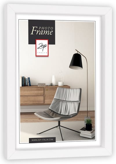 ZEP - Kunststof Fotolijst Newton Wit voor foto 15x20 - NE468W