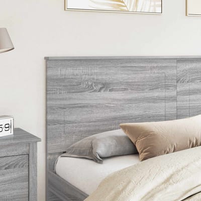 vidaXL - Hoofdbord - Grijze - Sonoma - 100 - cm - Geconstrueerd - hout