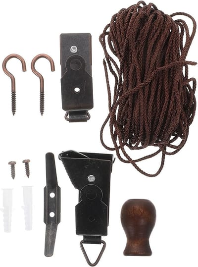 1 set kabelaccessoires voor rolluiken, reservekabelsysteem voor de montage van binnenraam - ShopVlot