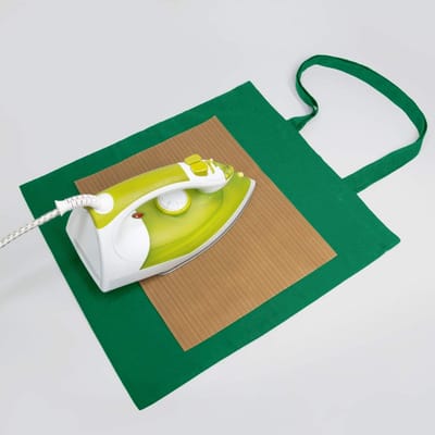 Groene katoenen doekzakken - 5 stuks - 38 x 40 cm - incl. PTFE laag