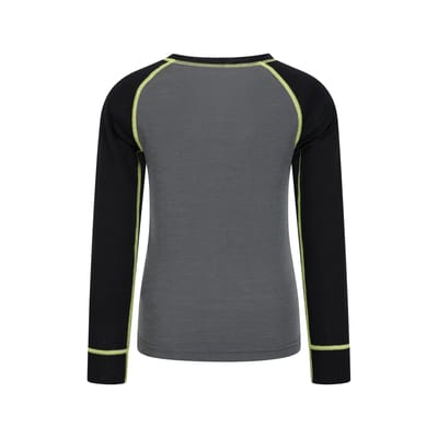 Mountain Warehouse Kinder/Kids Merino II Base Layer Set (Legering)