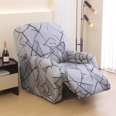 1/2/3-zits Relaxfauteuilhoes stretch Bankhoes voor Relaxfauteuil Sofa stoelhoes voor Kinderen, Huisdieren, Hond en Kat 1-seat (4pcs)