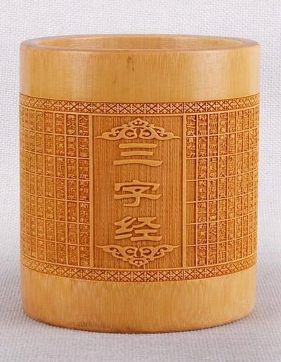 Fine Asianliving Chinese Kalligrafie Penselen Houder Bamboe