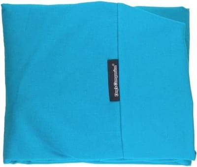 Dog's Companion Hoes Hondenkussen / Hondenbed - XS - 55 x 45 cm - Aqua blauw Canvas/Katoen