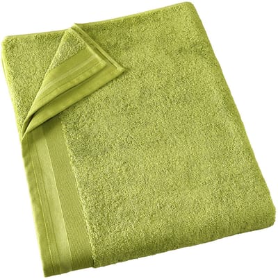 De Witte Lietaer Badlaken Contessa, Lime Green - 100 x 150 cm - Katoen