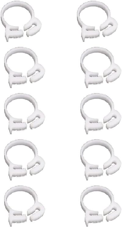 Set van 10 Verstelbare Slangklemmen, Robuuste Dubbele Snap Grip Klemmen voor Aansluiten, Bevestigen en Afsluiten van Slangen (13.8-15.4mm) - Perfect voor Tuin en Klussen