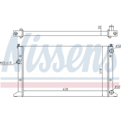 Radiator, motorkoeling NISSENS 65266