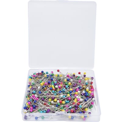 Lot de 600 épingles à coudre de 38 mm de long, différentes couleurs, pour une large application, épingles droites et durables pour vêtements