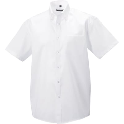 Russell Collection Heren Ultimate Shirt Met Korte Mouwen (Wit)