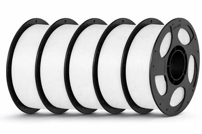 PETG Filament Wit Bundel 5KG (5x1KG) – 1.75mm – Sterk & Duurzaam – 3D Printer Filament – Helder Wit