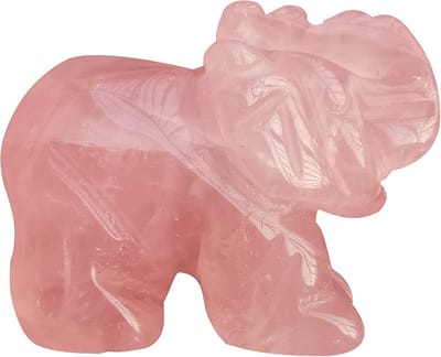 Solidchoice - Handgekleide Kristallen Olifant Beeldje voor Decoratie