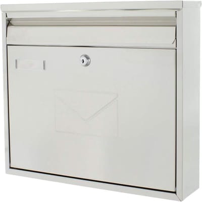 Brievenbus - Postbus - Post Ontvangen - Geborsteld Roestvrij Staal - 320 x 40 mm - Roestvrij Staal