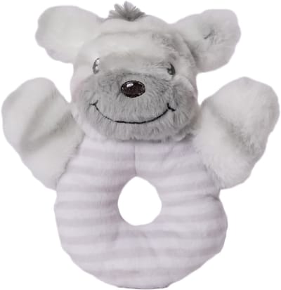 Speelgoedtopdeals - Pluche Rammelaar - Charlie Zebra - 16 cm