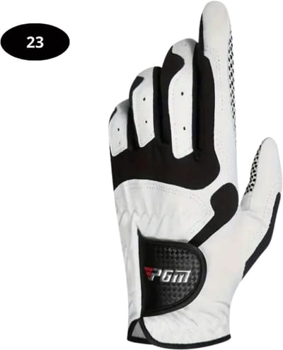 Nivard Golfhandschoenen - Golf Accessoires - Handschoen AntiSlip - Heren - Links - Wit - Maat M