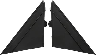 2 Stuks Zwarte Hoektrim voor Achteruitkijkspiegels - Compatibel met 500 (2012-2017) - Stijlvolle Bescherming en Perfecte Pasvorm