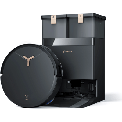 ECOVACS DEEBOT T50 MAX PRO Omni Gen2 robotstofzuiger met dweilfunctie, 18500 Pa, ZeroTangle 2.0, diepe reiniging voor tapijten, uitschuifbare