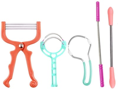 Allecto - Gezichtshaar Verwijder Tool - Lente Epilator - Handmatig - Ontharing - Voor Vrouwen en Mannen - 5 Stuks